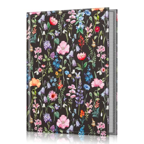 Fintie Photo Album 4x6 Photos - 52 Pockets Small Wallet Albums For Family - color: Black Floral