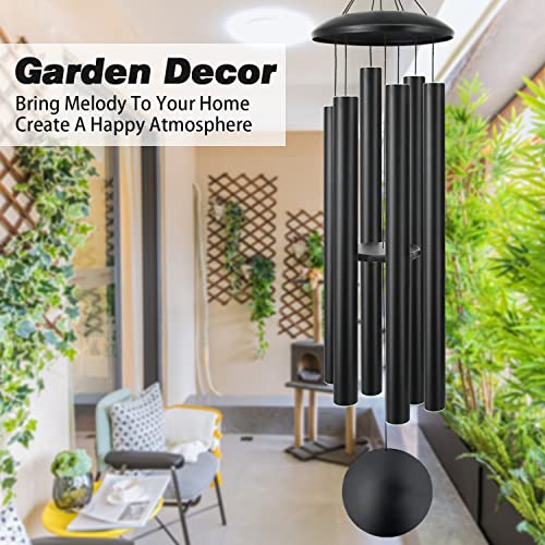 ASTARIN 60" Extra Large Wind Chimes Outside Black - size: 60" Black