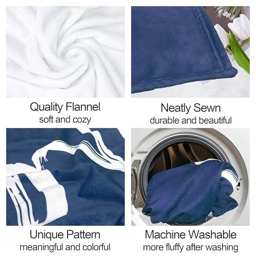 Get Well Gifts for Women Men, Healing Hug Blanket 50"x60" - color: Blue-big Hug