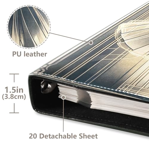 JIPONI Ballerina Dancing Large Photo Album, DIY Leather Cover Scrapbook Albums for 4x6 5x7 6x8 Pictures, Self Adhesive Memory Book for Wedding, Baby, Family - color: Ballet