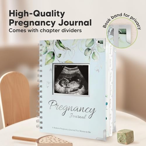Pregnancy Journal for First Time Moms Gifts - 90 Pages Hardcover (Frost) - color: Frost