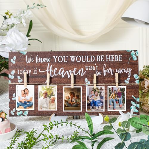RattanView Wood Memory Sign 16 x 8 Inch in Loving Memory, Eucalyptus 1 - style: Eucalyptus 1