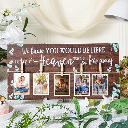 RattanView Wood Memory Sign 16 x 8 Inch in Loving Memory, Eucalyptus 1 - style: Eucalyptus 1