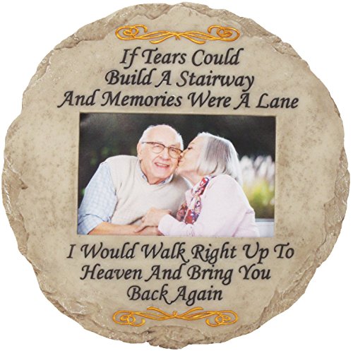 Spoontiques 13271 If Tears Could Stepping Stone, 1 EA - style: If Tears Could Build A Stairway with Picture Memorial