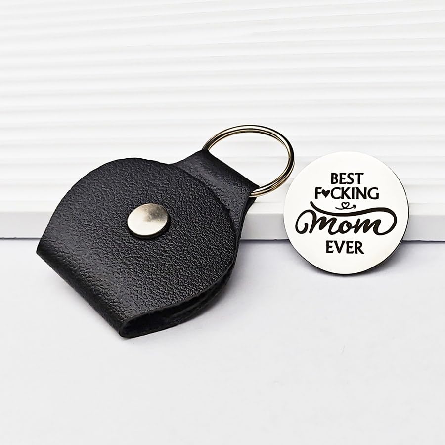 RFTWXHPN Long Distance Relationship Friendship Gifts for Women Men Pocket Hug Tokens Christmas Gift for Boyfriend Girlfriend - color: Best Fucking Mom Ever