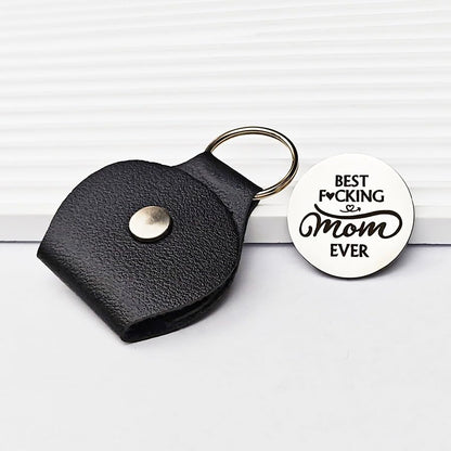 RFTWXHPN Long Distance Relationship Friendship Gifts for Women Men Pocket Hug Tokens Christmas Gift for Boyfriend Girlfriend - color: Best Fucking Mom Ever