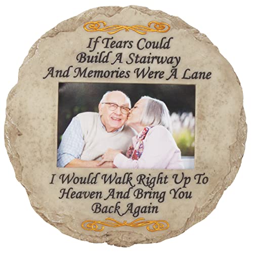 Spoontiques 13271 If Tears Could Stepping Stone, 1 EA - style: If Tears Could Build A Stairway with Picture Memorial
