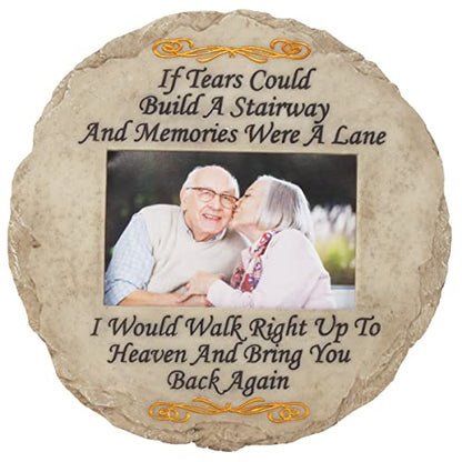 Spoontiques 13271 If Tears Could Stepping Stone, 1 EA - style: If Tears Could Build A Stairway with Picture Memorial