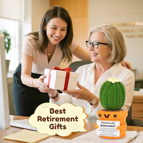Farewell Gifts for Coworker Women Men Funny Leaving Going Away Goodbye Gifts for Coworker Work Bestie Friend Boss Nurse Teacher Retirement Moving Away Promotion Birthday Abandonment Cactus Decroration - style: Abandonment