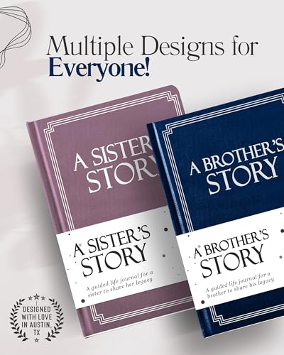 Brother's Life Story Journal (Hardcover): A Meaningful Keepsake for Brother to Share His Journey & Memories, Book Includes 250+ Prompt Questions, Sentimental Gift for Father's Day, Birthday, Christmas - style: Brother Life Story Journal
