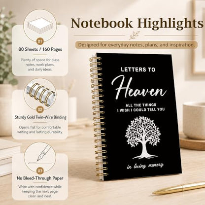 Cvbqe Tree of Life Memorial Gifts Journal Notebook 5.5x8.3in