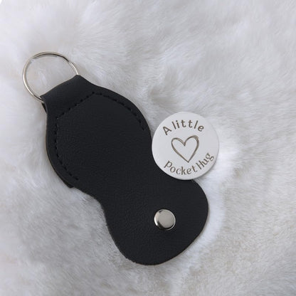 Pocket Hug Token for Women Men Him Birthday Inspirational Gifts for Daughter Friend Long Distance Gifts for Wife Mom - color: Girl to Mom
