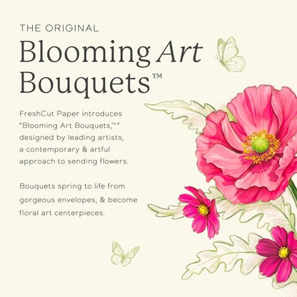 Freshcut Paper Grande Blooming Roses 20.5 Inch Life-Sized 3D Pop Up Cards – Anniversary, Valentine's Day, Mothers Day, Thank You, Gifts for Mom and Her – Includes Notecard and Envelope - color: Blooming Roses, size: Grande