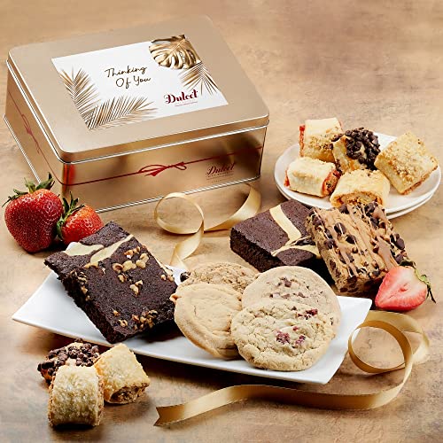 Thinking Of You Gift Basket, Men, Mom, Dad, Grandparents, Sister, Daughter, College or School Friends & Office Workers by Dulcet Gift Baskets - style: Thinking of You