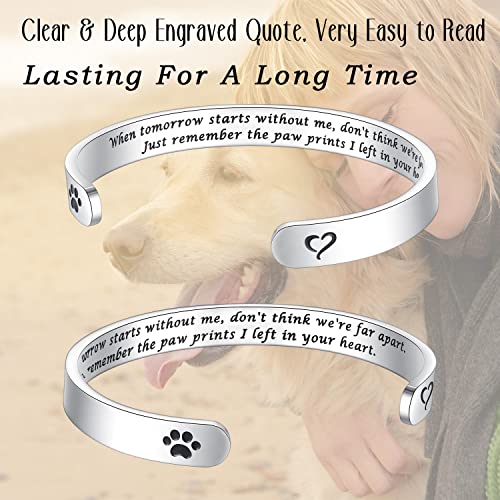 SAM & LORI Personal Bracelets for Teens/Women-Inspirational Jewelry Gifts (Various Designs) for Daughter/Sister/Mom/Friends-Adjustable Bracelet in a Pretty Gift Box - style: 2-Memory Gifts-Dog