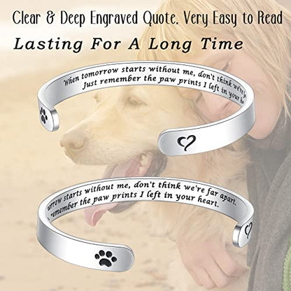 SAM & LORI Personal Bracelets for Teens/Women-Inspirational Jewelry Gifts (Various Designs) for Daughter/Sister/Mom/Friends-Adjustable Bracelet in a Pretty Gift Box - style: 2-Memory Gifts-Dog