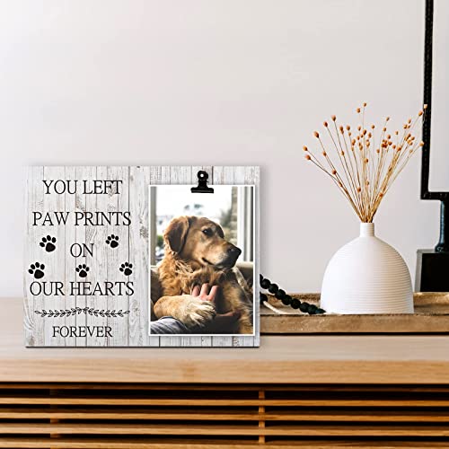 Pet Picture Frame Cat or Dog Frame 4x6 Memorial Pet Loss Picture Frame - color: Memorial Design 3