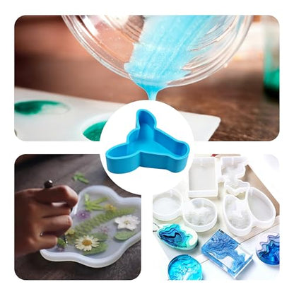 Silicone Cow Car Freshie Mold, Blue Bull Skull Mold, Resin Casting Mold for DIY, Crafting,Handmade, 3.86" x 3.5" x 1" - color: Blue bull skull-A