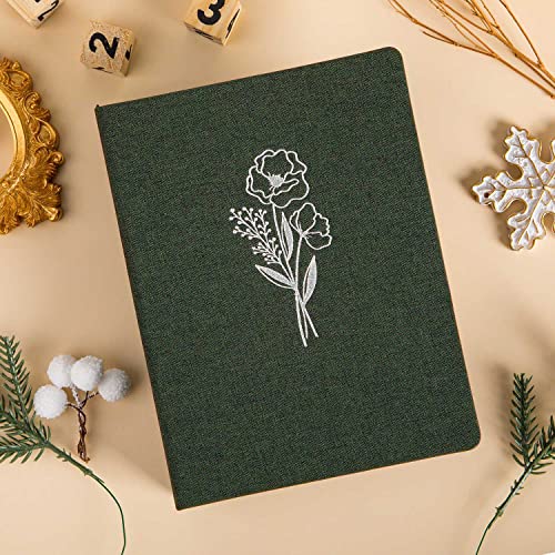 Lanpn Photo Album 4x6 50 Pictures 2 Packs, Small Mini Capacity Linen Photo Book Sets, Each Pack Holds 100 Top Loader Vertical Only Picture for Kids Boy Girls Green - color: Green, size: 50 Pockets/2PK