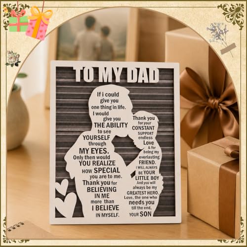 To My Dad Birthday Gifts from Son Valentine’s Christmas Father’s Day Ideas - style: Dad & Son