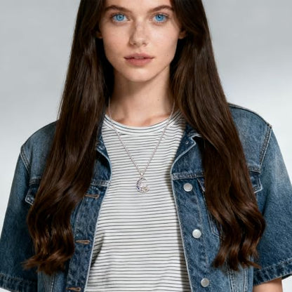 Sterling Silver Tree of Life Necklace for Women Oval Family Tree Necklace Abalone Shell Moonstone Pendant Mother Day Necklace for Mom Tree of Life Jewelry - style: Tree of Life-Mushroom-Moss Agate