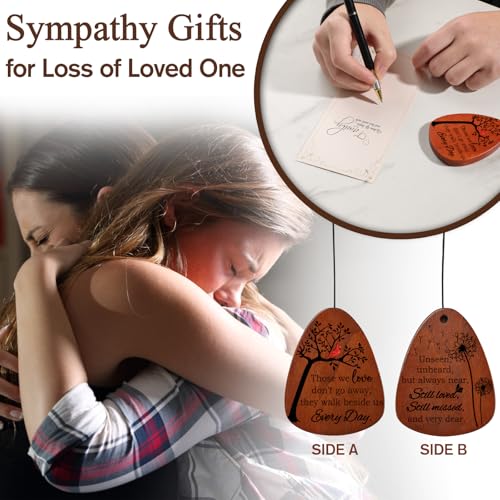 Memorial Wind Chimes, 26 Inch Sympathy Gifts for Loss of Loved One | Sympathy Gift Baskets Memorial Gifts for Loss of Mom Dad Son Daughter, Bereavement Remembrance Gift in Memory of Loved One - size: Loss of Loved One-2