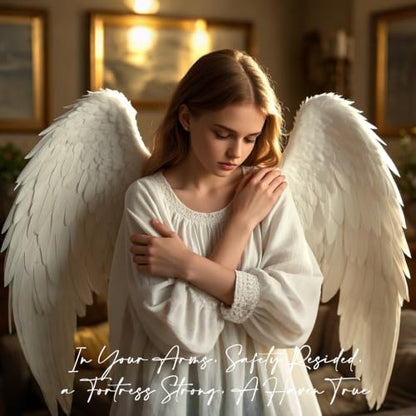 4 Piece Set Sympathy Angel Figurines for Loss of Loved Ones Angel Statues | Home Decor Serenity Prayer Grieving Remembrance Bereavement Gifts for Women Resin Sculpted Hand-Painted Figure Prayer Hands - style: Sympathy Angle Set