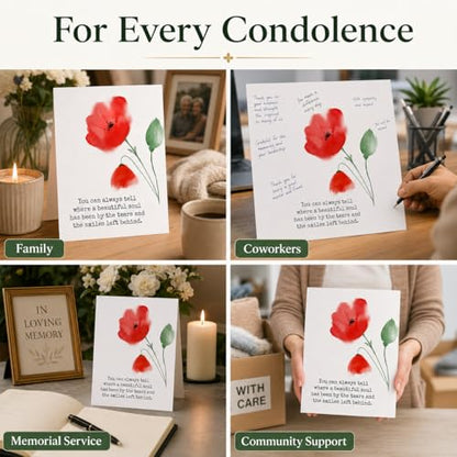 Andaz Press Jumbo Sympathy Card with Envelope, Sorry For Your Loss Card, A Beautiful Soul, Premium Condolences Card with Big Blank Space to Send to Friends, Family, 8.5" x 11", 1-Pack - color: A Beautiful Soul