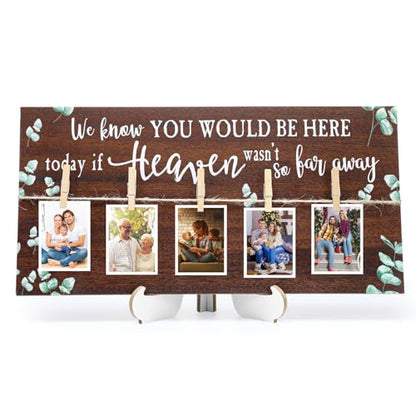 RattanView Wood Memory Sign 16 x 8 Inch in Loving Memory, Eucalyptus 1 - style: Eucalyptus 1