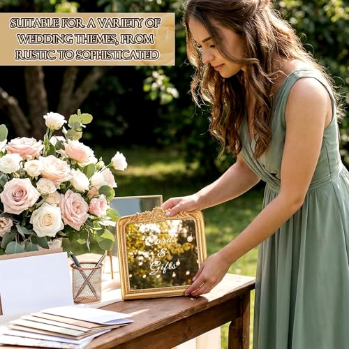 Bucherry Elegant Wedding Cards & Gifts Sign - style: Cards & Gifts