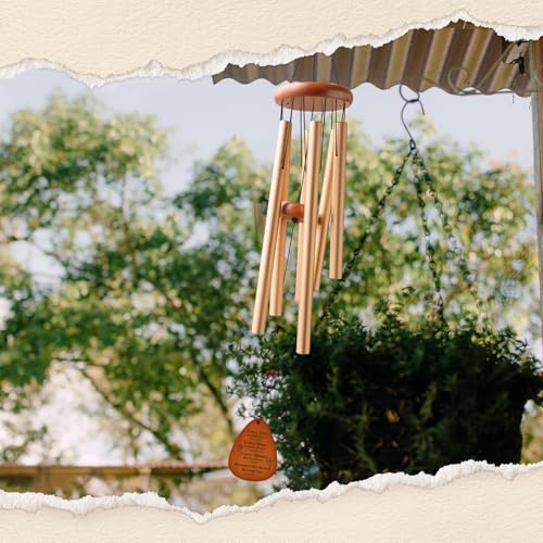 Aurahouse Christian Gifts for Women Men Faith, 36'' Religious Wind Chimes for Outside with Bible Verses, Religious Baptism Inspirational Spiritual Gifts for Women, Christian Birthday Gift - size: 36 in