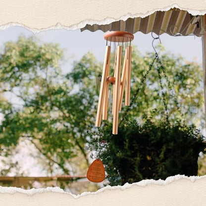 Aurahouse Christian Gifts for Women Men Faith, 36'' Religious Wind Chimes for Outside with Bible Verses, Religious Baptism Inspirational Spiritual Gifts for Women, Christian Birthday Gift - size: 36 in