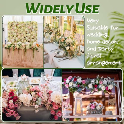 3 Pcs Floral Foam Cage,Flower Cage Holder Foam,Green Rectangle Foam Cage Blocks for Fresh Flowers,Wedding,Home Decorations - size: 3 Pcs