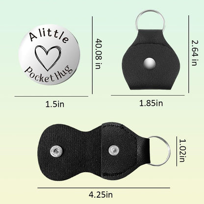 YALLNASL Grandma Aunt Mom Mothers Day Gift for Women Wife Grandpa Uncle Dad Fathers Day Presents for Men Husband Pocket Token - color: Love U Dada