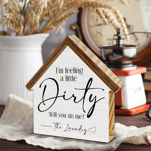 Funny Laundry Room Decor, I'm Feeling a Little Dirty House - color: Dirty
