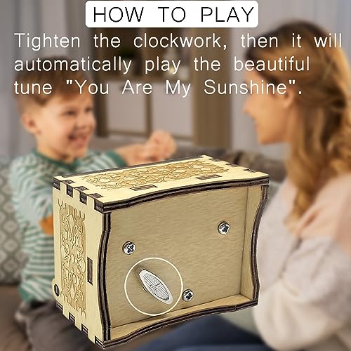 Sooharic Music Box for Son, Gifts from Mom, Unique Gifts for Son, Suitable for Birthday/Christmas/Keepsake - style: for Son
