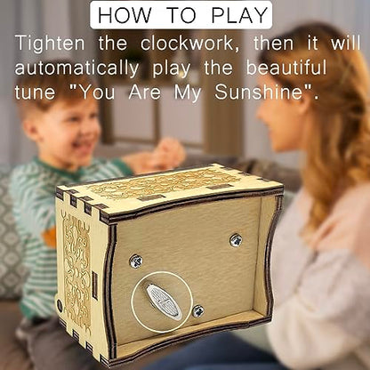 Sooharic Music Box for Son, Gifts from Mom, Unique Gifts for Son, Suitable for Birthday/Christmas/Keepsake - style: for Son