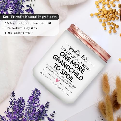 Pregnancy Announcement for Grandparents - Baby Announcements Ideas - Pregnancy Reveal to Parents - Grandma and Grandpa Expecting Announcement - Baby Shower Gifts - Lavender Scented Candle - color: Baby Announcement Gift
