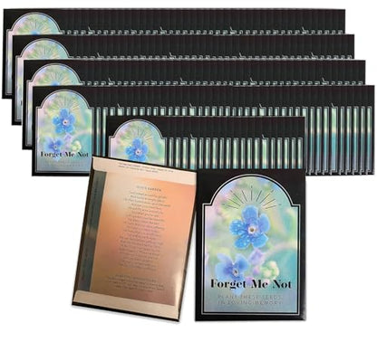 200 Pcs Funeral Favors Forget Me Not Memorial Seed Packets - 200 Individual Seed Packets - Celebration of Life - Recuerdos de Difuntos para DAR En UNA Misa - size: 200 Pack