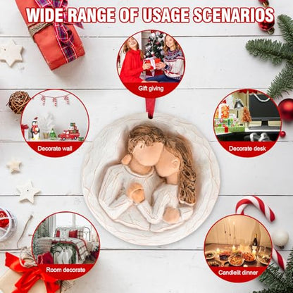 3D Christmas Ornament 2026 Wedding Gifts for Couple - Romantic Our First Christmas Married Engaged Ornament Bridal Shower Gift - Just Married Ornaments for Xmas Tree, Mr and Mrs Gifts for Newlyweds - style: Couple