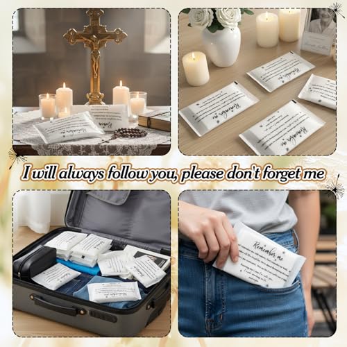 Tenceur 50 Bulk Funeral Tissues Packs Facial Tissue 3 Ply Favor, Classic - style: Classic
