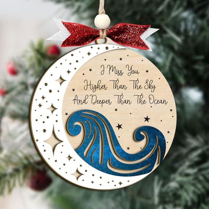 Loss of Father/Grandfather Sympathy Gifts for Bereavement, Remembrance Gift for Loss Dad, Bereavement Gift Ideas, Sympathy Gifts for Lost of Dad, Memorial Christmas Ornaments (C11) - style: C11