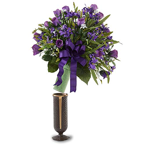 FloraCraft FloraFōM 24 Piece Memorial Vase Insert 3.4 Inch x 8 Inch Green - size: 3.4" x 3.4" x 8"