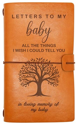 Baby Memorial Remembrance Gift-Bereavement Gift-Refillable Travel Photo Diary Journal-Sympathy Presents for Loss of Baby-Letters To My Baby,All The Things I Wish I Could Tell You-in Loving Memory - style: Style34-10-letters to my baby