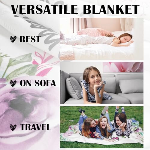 Christian Gifts for Women Blanket 60"x50" - Inspirational Religious Birthday Catholic Spiritual & Baptism Confirmation Gifts for Girls - color: God Says You Are