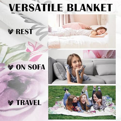 Christian Gifts for Women Blanket 60"x50" - Inspirational Religious Birthday Catholic Spiritual & Baptism Confirmation Gifts for Girls - color: God Says You Are