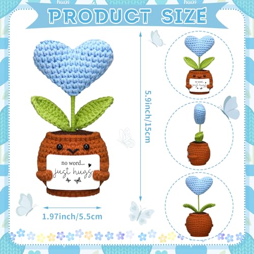 Janinka Sympathy Gift Loss of Loved One,Navy Blue Heart,Just Hug - color: Navy Blue Heart, style: Just Hug
