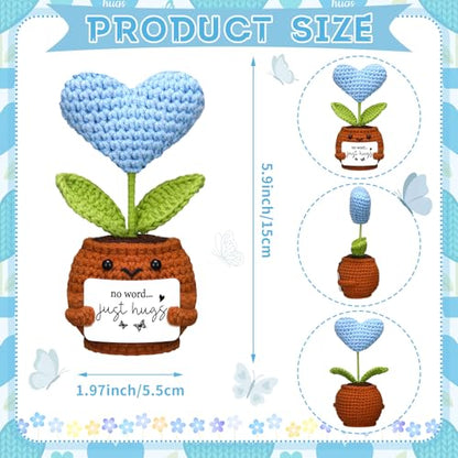 Janinka Sympathy Gift Loss of Loved One,Navy Blue Heart,Just Hug - color: Navy Blue Heart, style: Just Hug