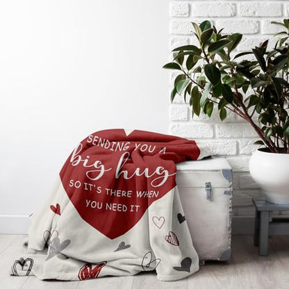 Get Well Gifts for Women, Hug Blanket 60"X50", Get Well Soon Gifts | Get Well Gifts for Women After Surgery, Thinking of You Gifts for Mom Sister Friend, Feel Better/Inspirational Gift for Women