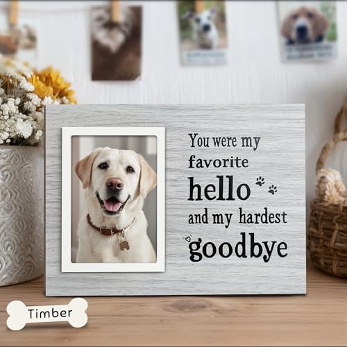 Dog Memorial Gifts for Loss of Dog,Cat,Pets Loss Memorial Frame